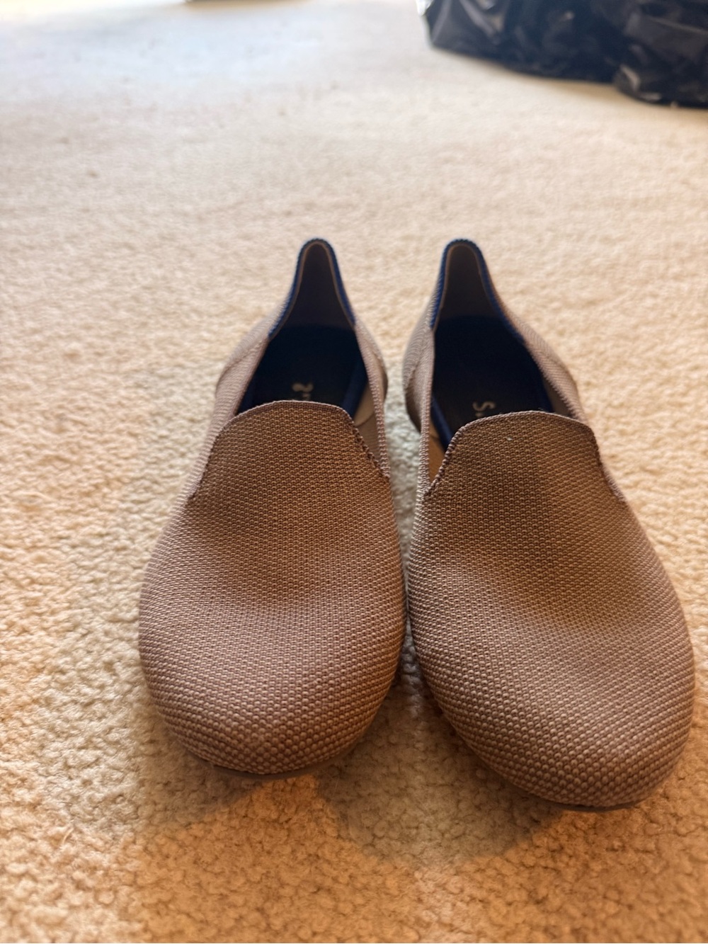 Rothy's Women's Slip-On Flats in Taupe Knit